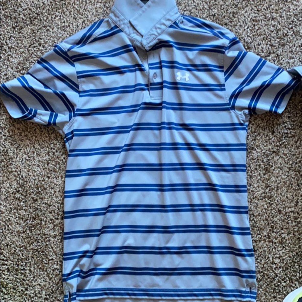 Men’s medium under armour golf polo